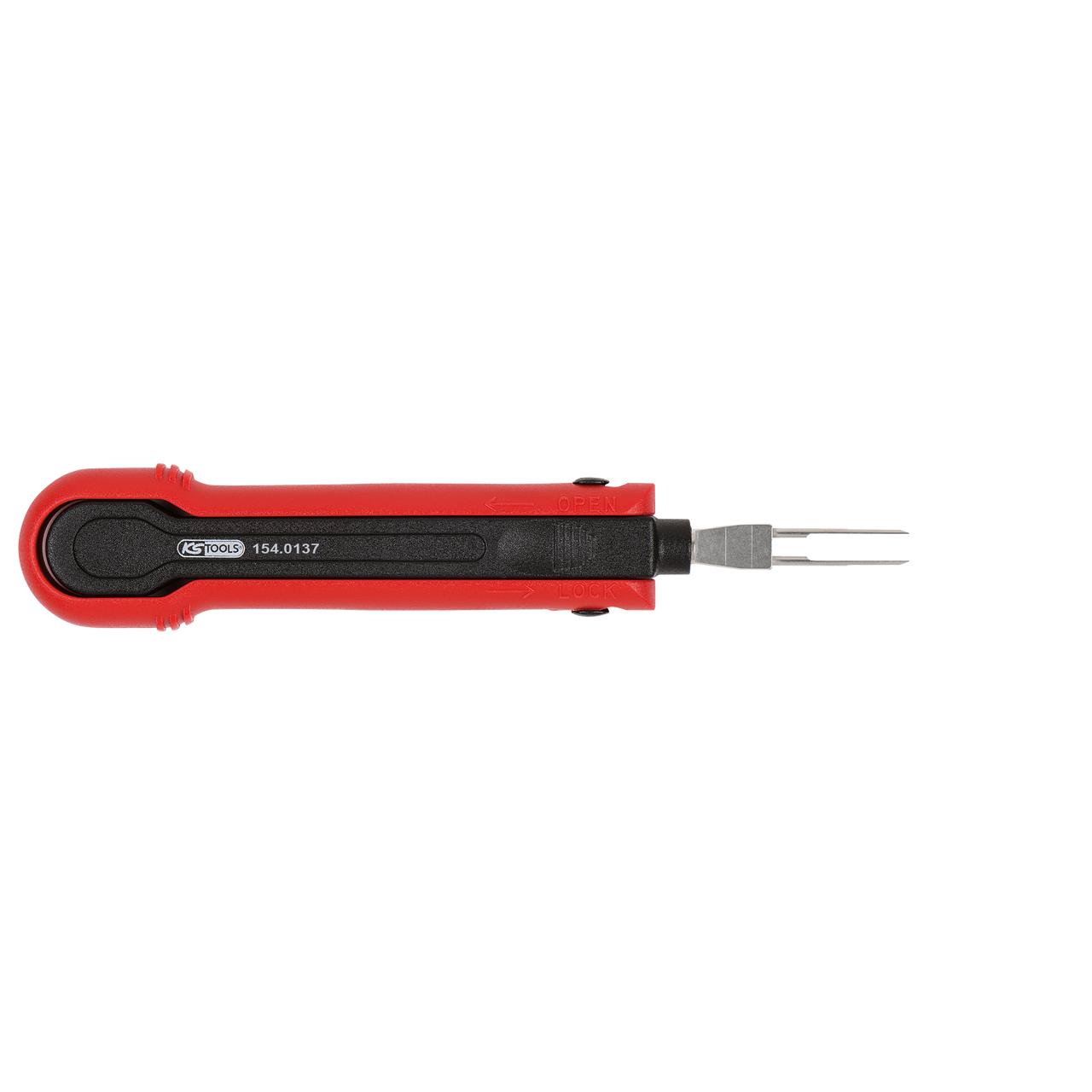 KS Tools Kabel-Entriegelungswerkzeug für Flachsteckhülsen 14,5mm-1 Foto Produkt Allgemein Spezialwerkzeug Automobil