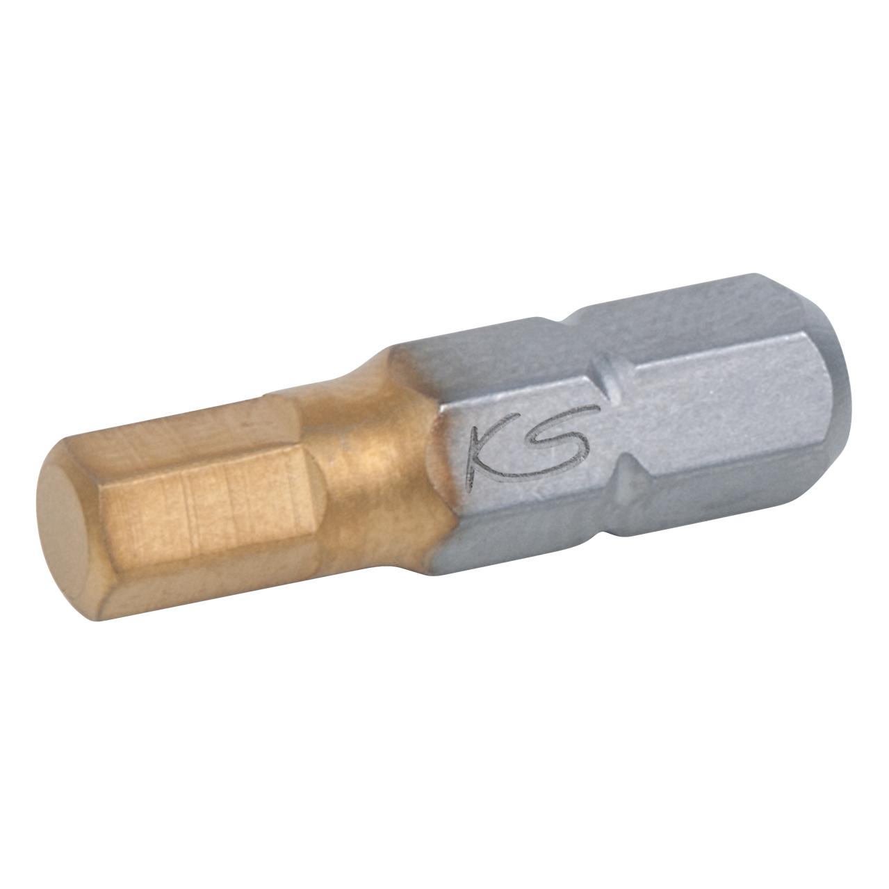 KS Tools 1/4" TIN Bit Innensechskant, 25mm, 8mm-1 Foto Produkt Allgemein Bits