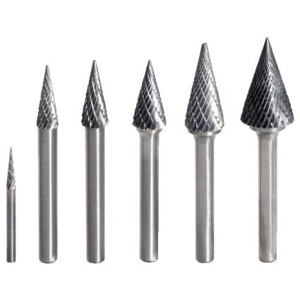 KS Tools HM Spitzkegel-Frässtift Form M, 6mm-1 Foto Produkt Allgemein Bohrer