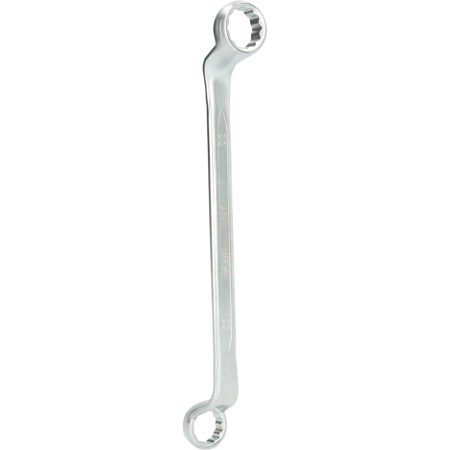 Brilliant Tools Doppel-Ringschlüssel, gekröpft, 20 x 22 mm-2 Hauptbild