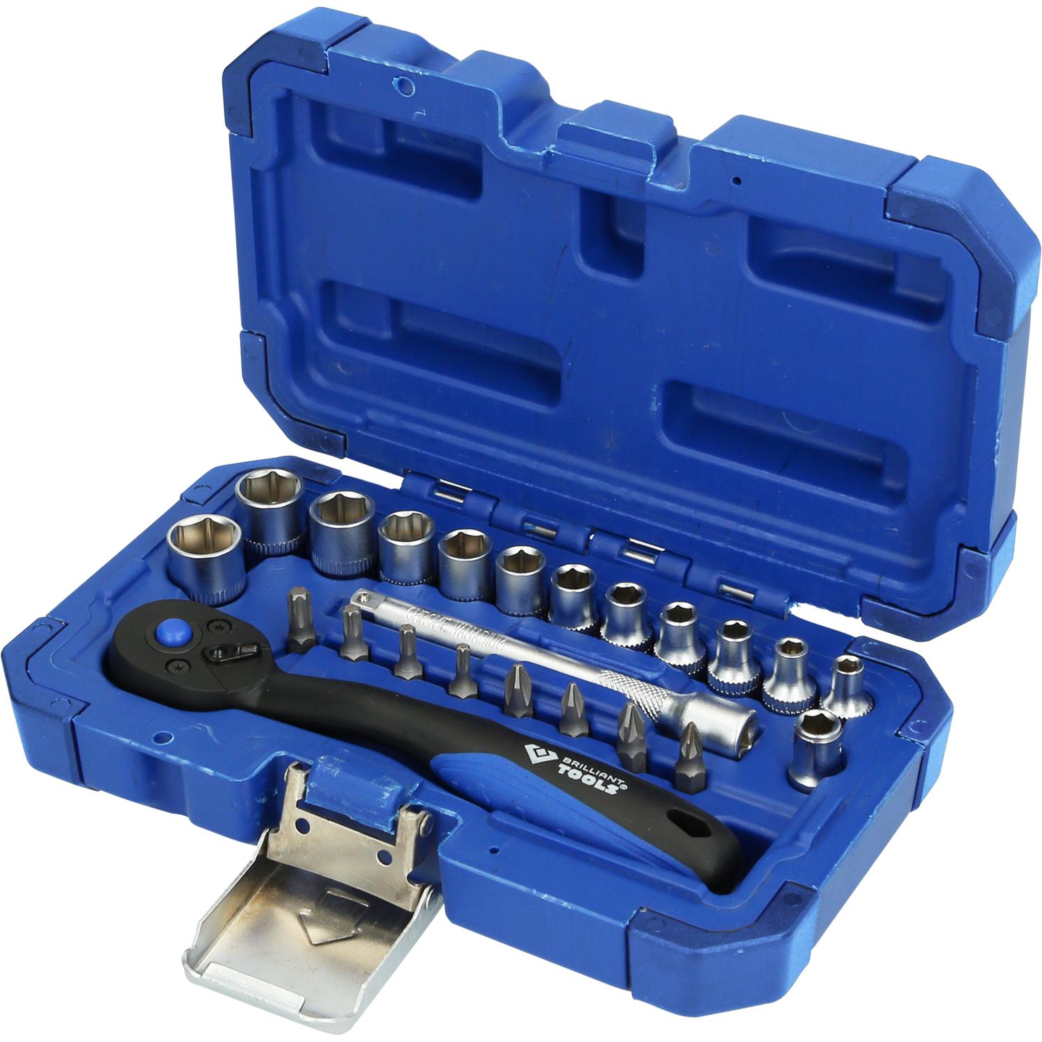 Brilliant Tools 1/4" Steckschlüssel-Satz, 23-tlg-2 Hauptbild