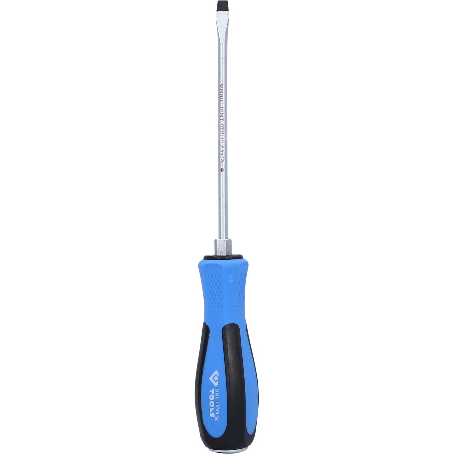 Brilliant Tools Schraubendreher Schlitz mit Schlagkappe, 5,5 x 125 mm-2 Hauptbild