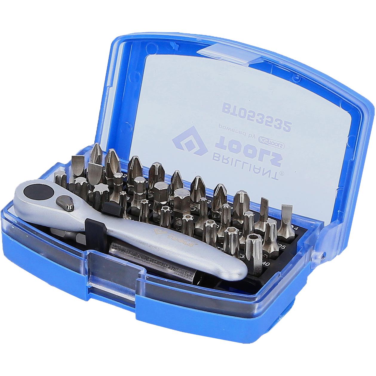 Brilliant Tools Bit-Satz mit Bit-Umschaltratsche, 32-tlg-2 Hauptbild