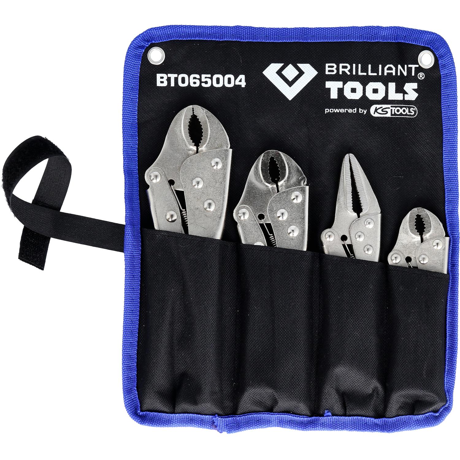 Brilliant Tools Feststellzangen / Gripzangen-Satz, 4-tlg-2 Hauptbild