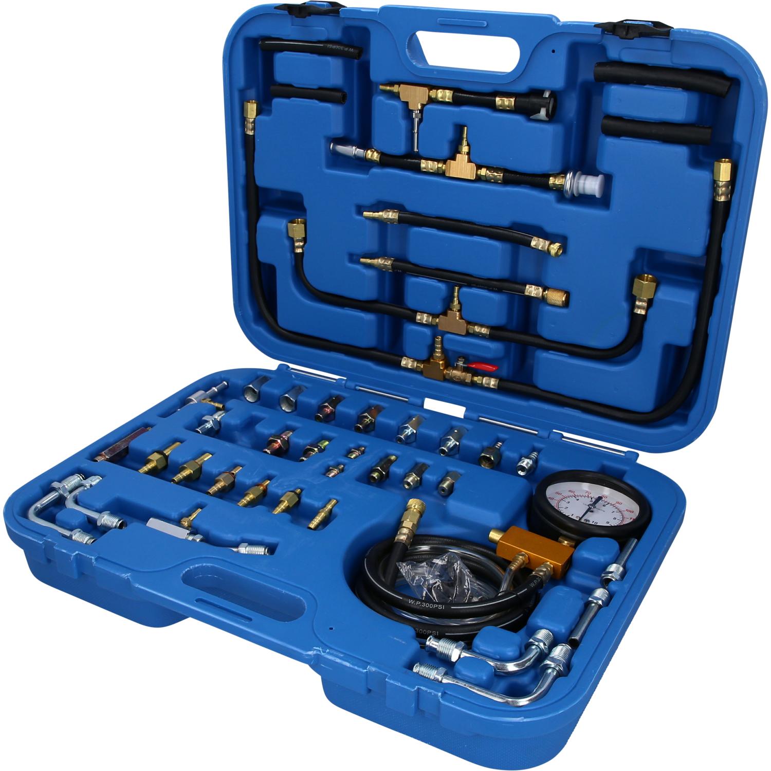 Brilliant Tools Benzindruck-Prüfer-Satz, 0 - 10 bar, 44-tlg-2 Hauptbild
