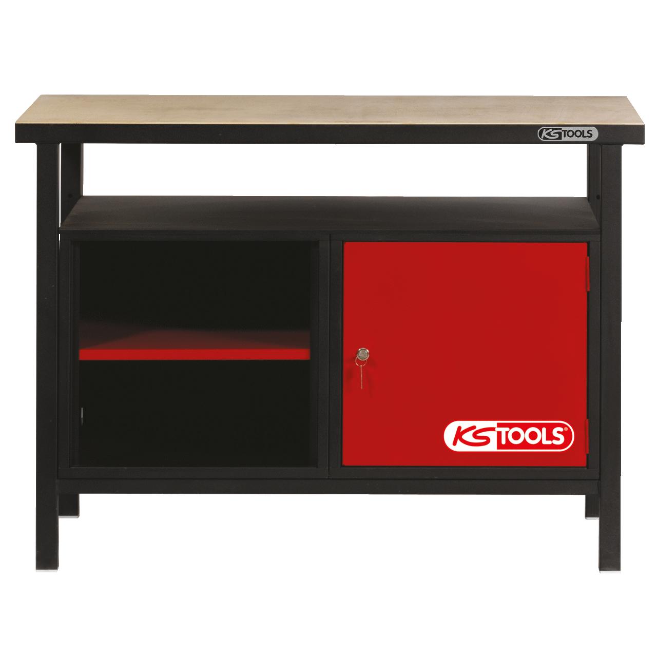 KS Tools Werkbank mit 1 Tür, H840xB1200xT600mm-1 Foto Produkt Allgemein Werkstatteinrichtung