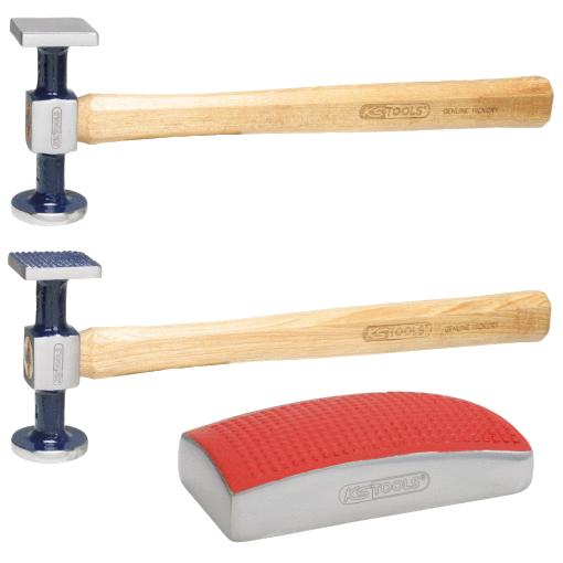 KS Tools Karosserie-Ausbeul-Satz, 3-tlg-1 Foto Produkt Allgemein Hämmer, Beile und Treiber