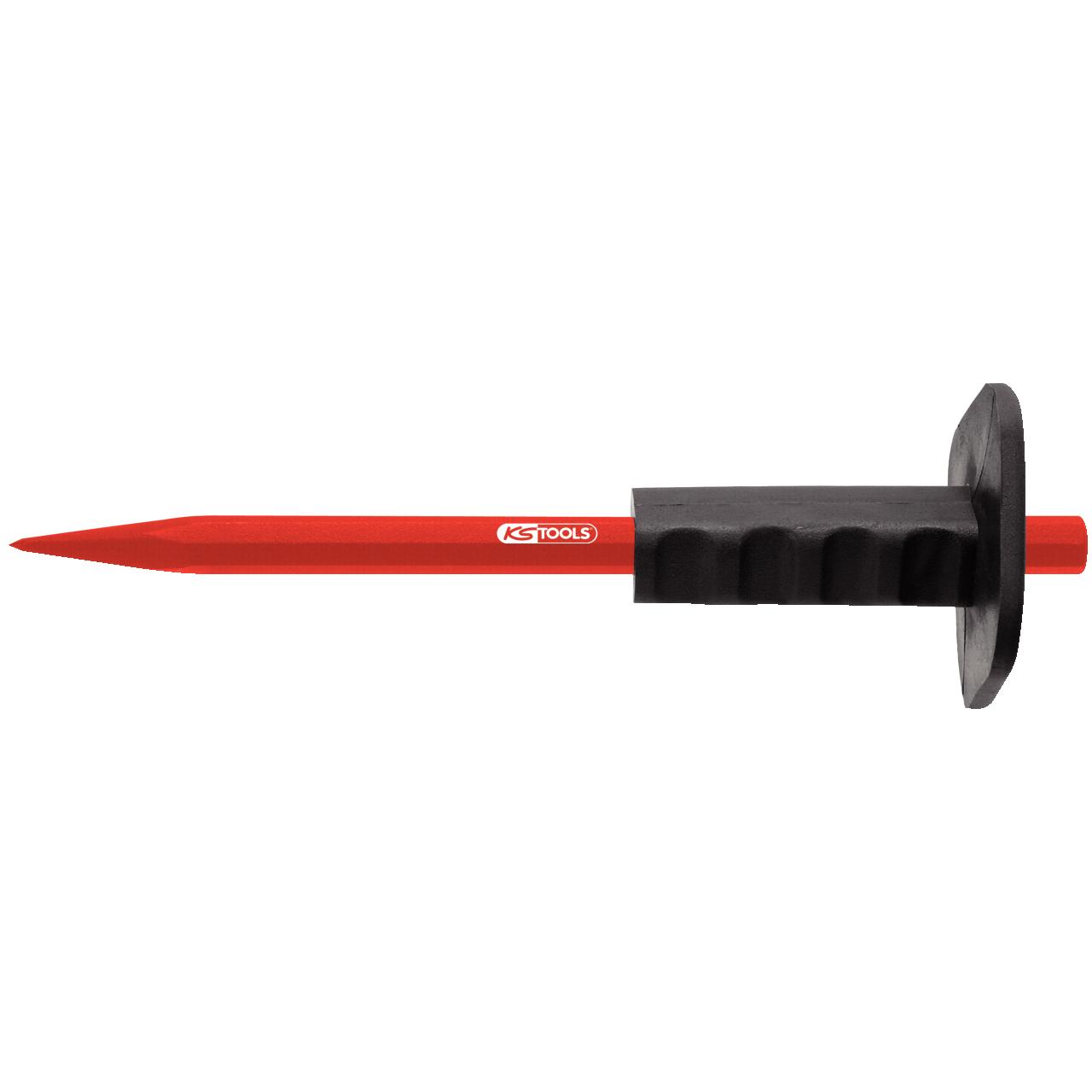 KS Tools Spitzmeißel mit Handschutzgriff, 8-kant, 250mm-1 Foto Produkt Allgemein Hämmer, Beile und Treiber