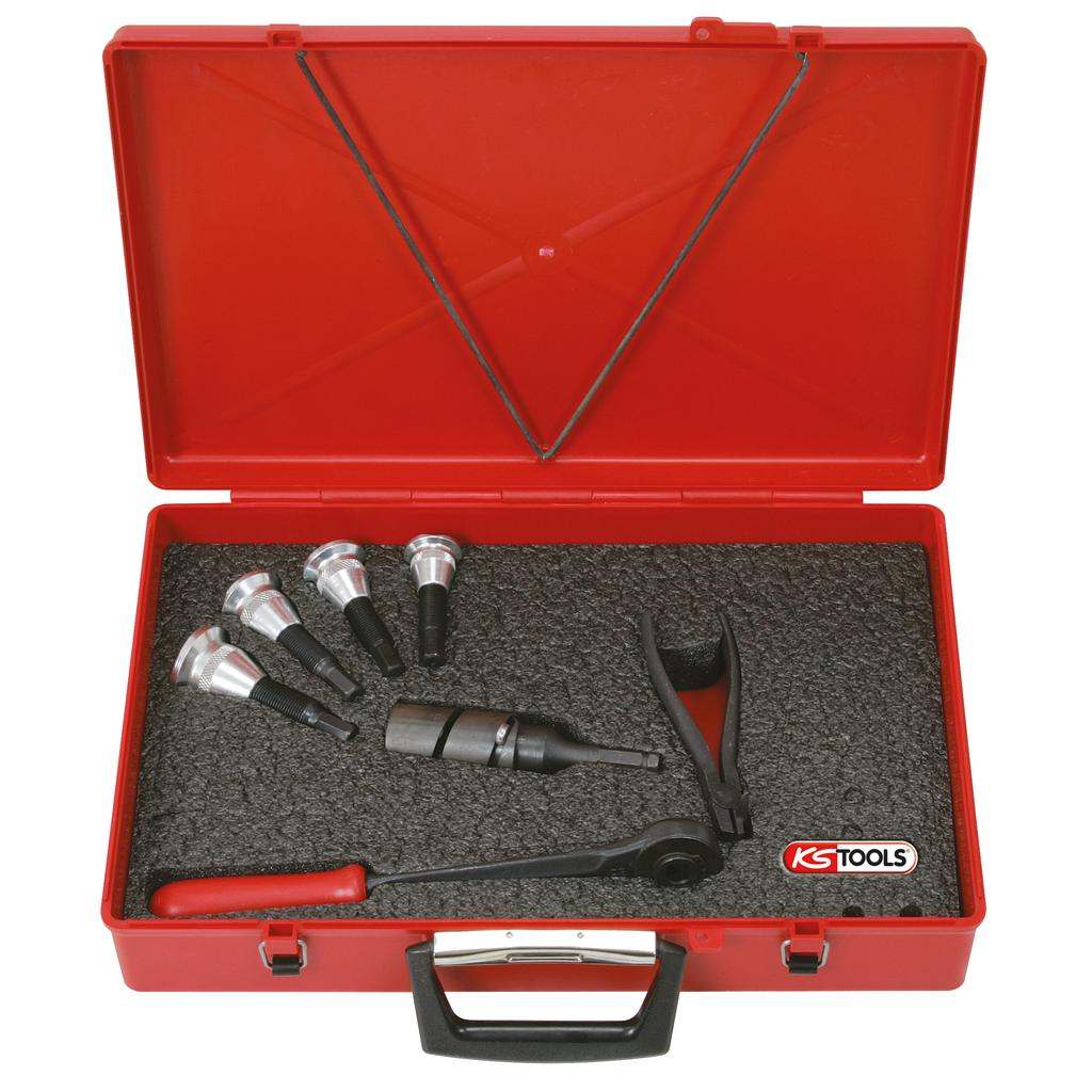 KS Tools Aushalser-Satz 12-28mm, 8-tlg-1 Foto Produkt Allgemein Rohrbearbeitende Werkzeuge