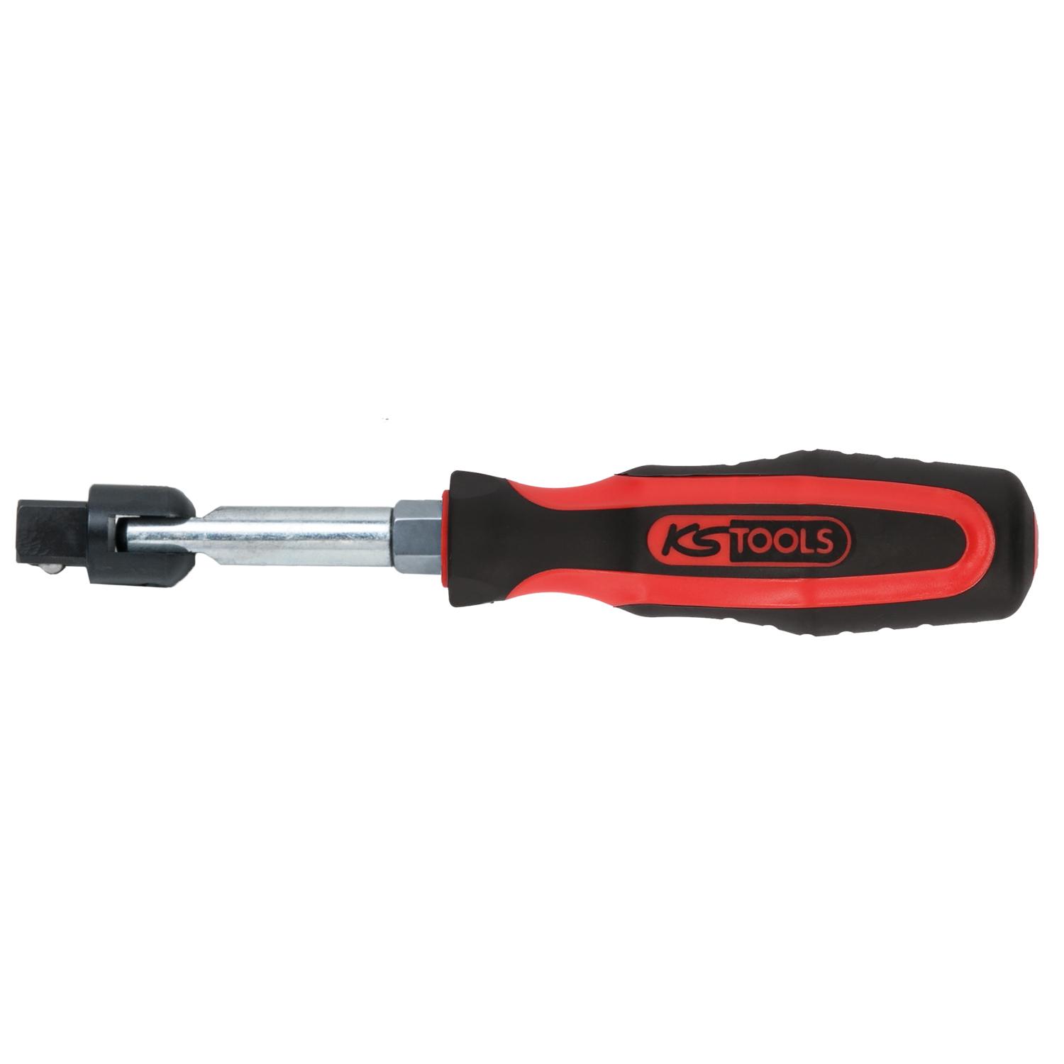 KS Tools 1/2" Antriebswerkzeug, 180° schwenkbarer Kopf-1 Foto Produkt Allgemein Spezialwerkzeug Sanitär