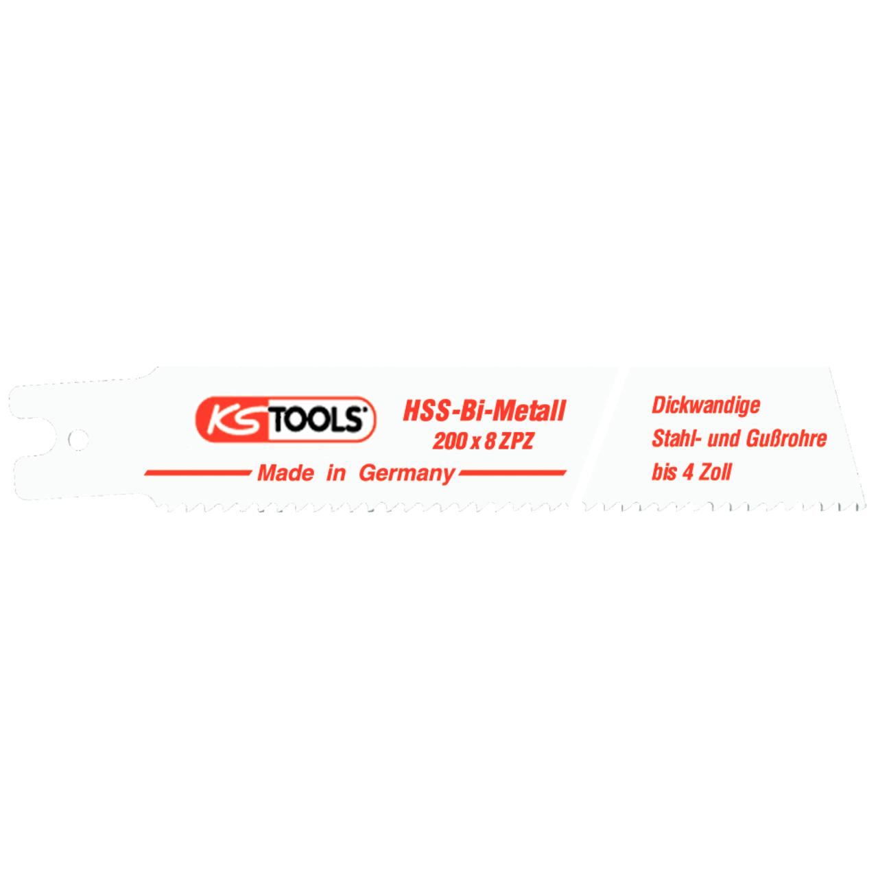 KS Tools Säbelsägeblatt Rems, HSS-Bi-Metall, 200mm, 3,2mm, 5er Pack-1 Foto Produkt Allgemein Scheren, Schneiden und Sägen