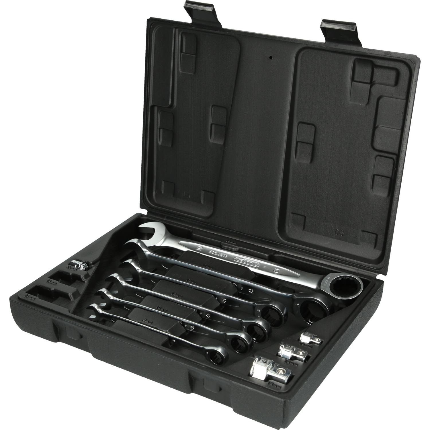 KS Tools GEARplus Ratschenringmaulschlüssel-Satz, 10-tlg-1 Foto Produkt Allgemein Schlüsselprogramm