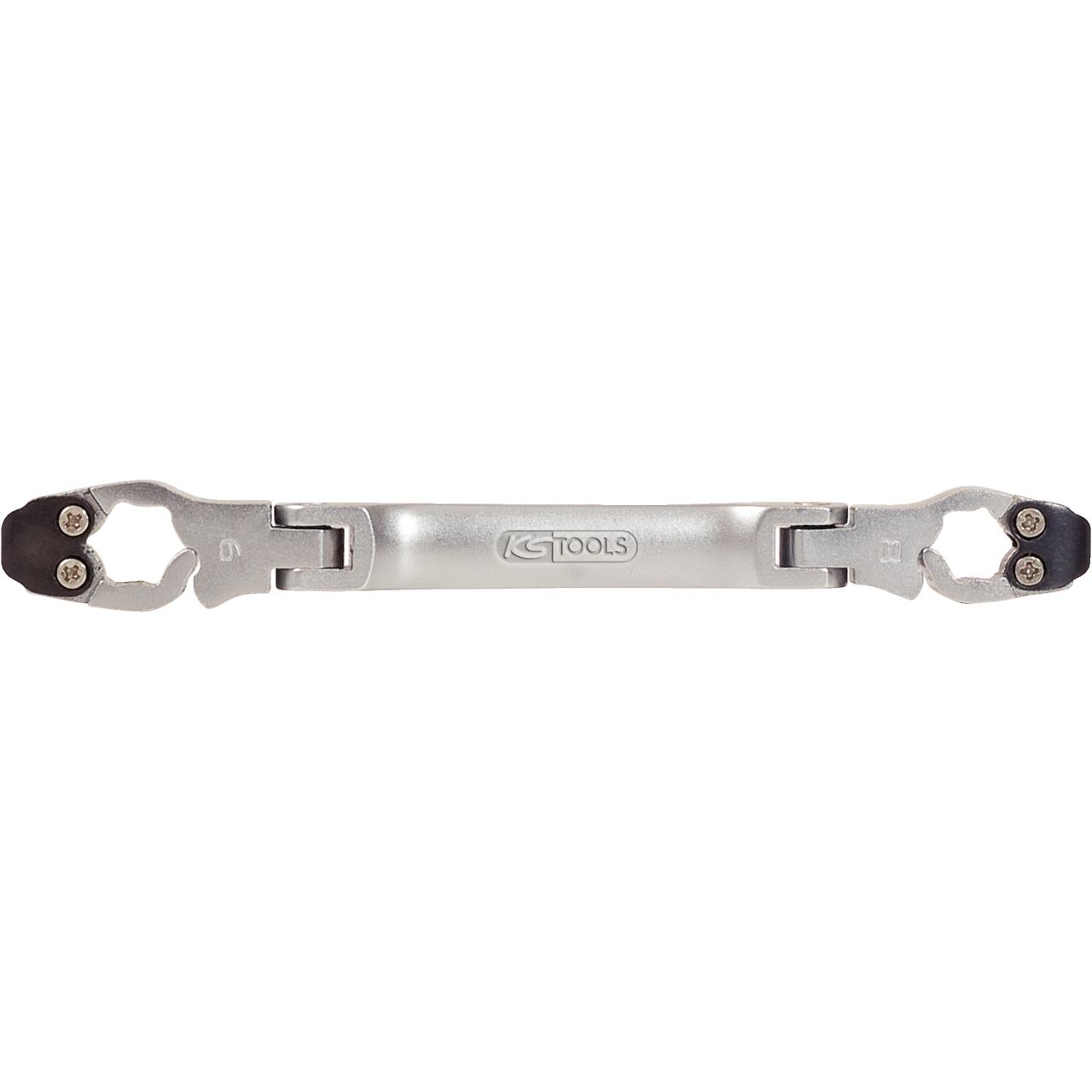 KS Tools CHROMEplus Ratschen-Schlüssel mit Gelenk, 8x9mm-1 Foto Produkt Allgemein Schlüsselprogramm