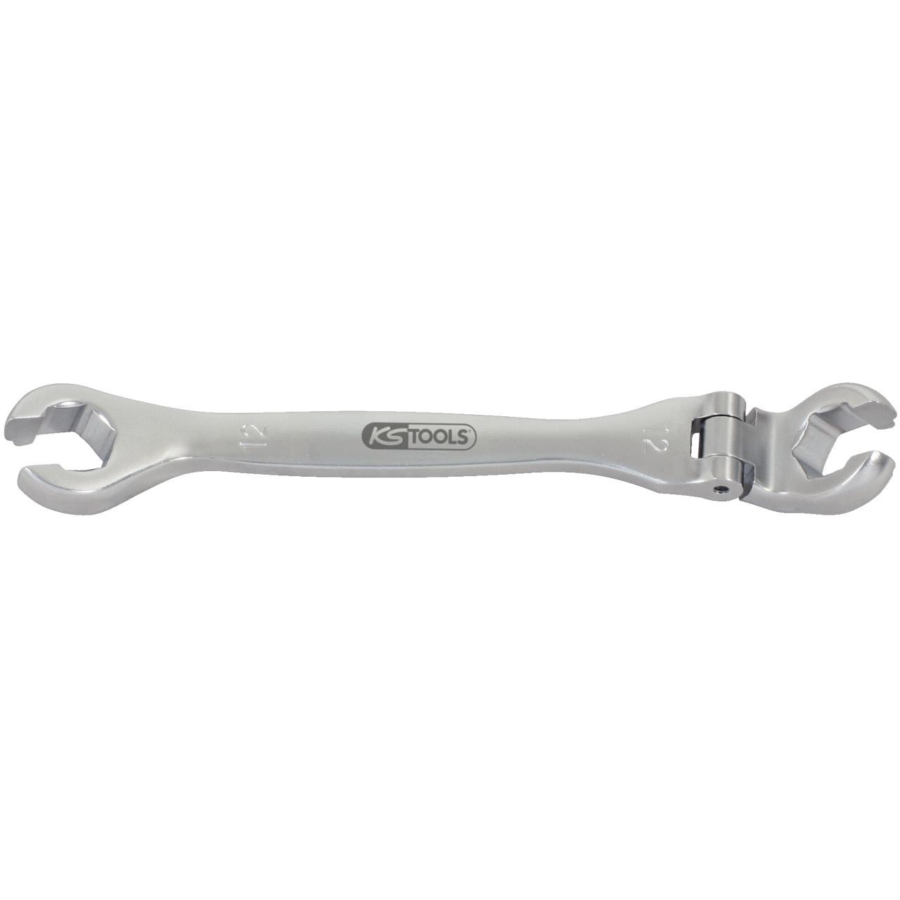 KS Tools CHROMEplus Offener Doppel-Ringschlüssel mit Gelenk, 13mm-1 Foto Produkt Allgemein Schlüsselprogramm