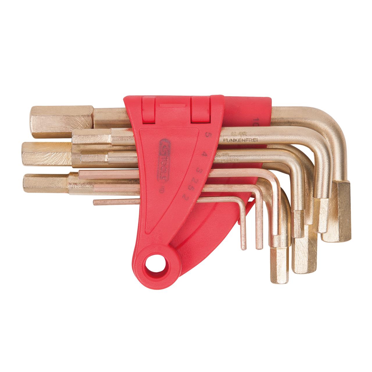 KS Tools BRONZEplus Innensechskant-Winkelstiftschlüssel-Satz 8-tlg-1 Foto Produkt Allgemein Stiftschlüssel