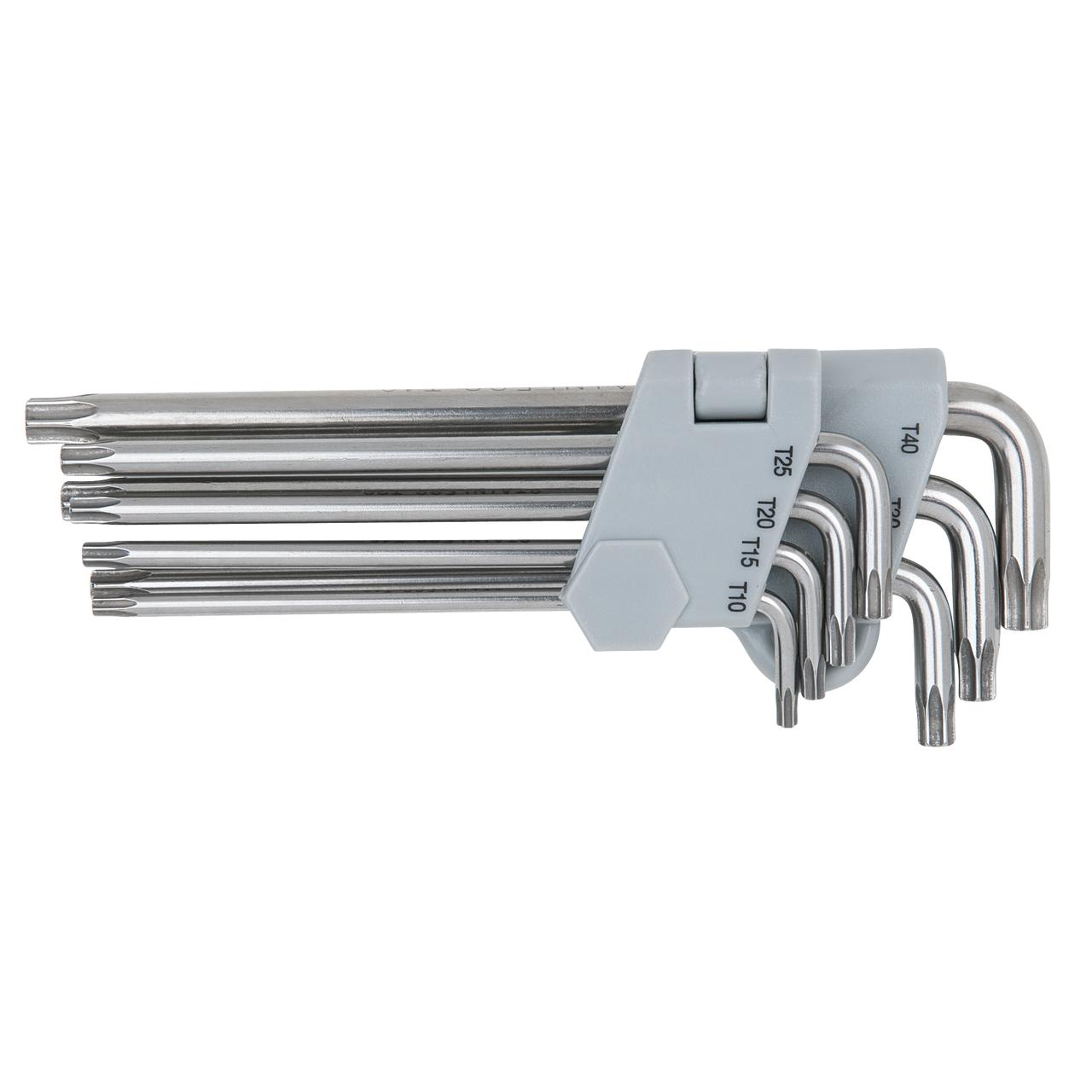 KS Tools EDELSTAHL Torx-Winkelstiftschlüssel mit Bohrung, lang, 7-tlg-1 Foto Produkt Allgemein Stiftschlüssel