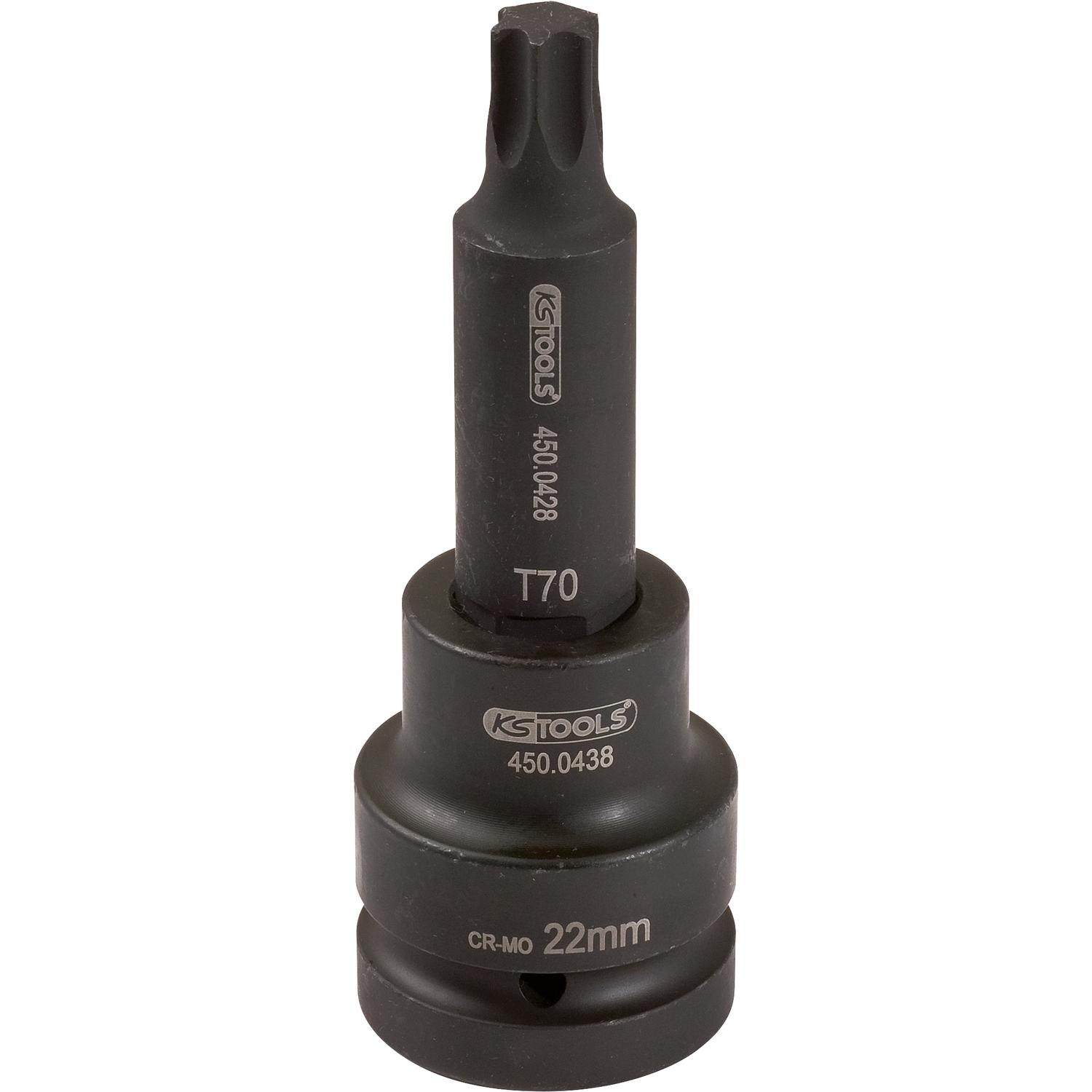 KS Tools 3/4" Kraft-Bit-Stecknuss Torx, lang, T80-1 Foto Produkt Allgemein Steckschlüssel
