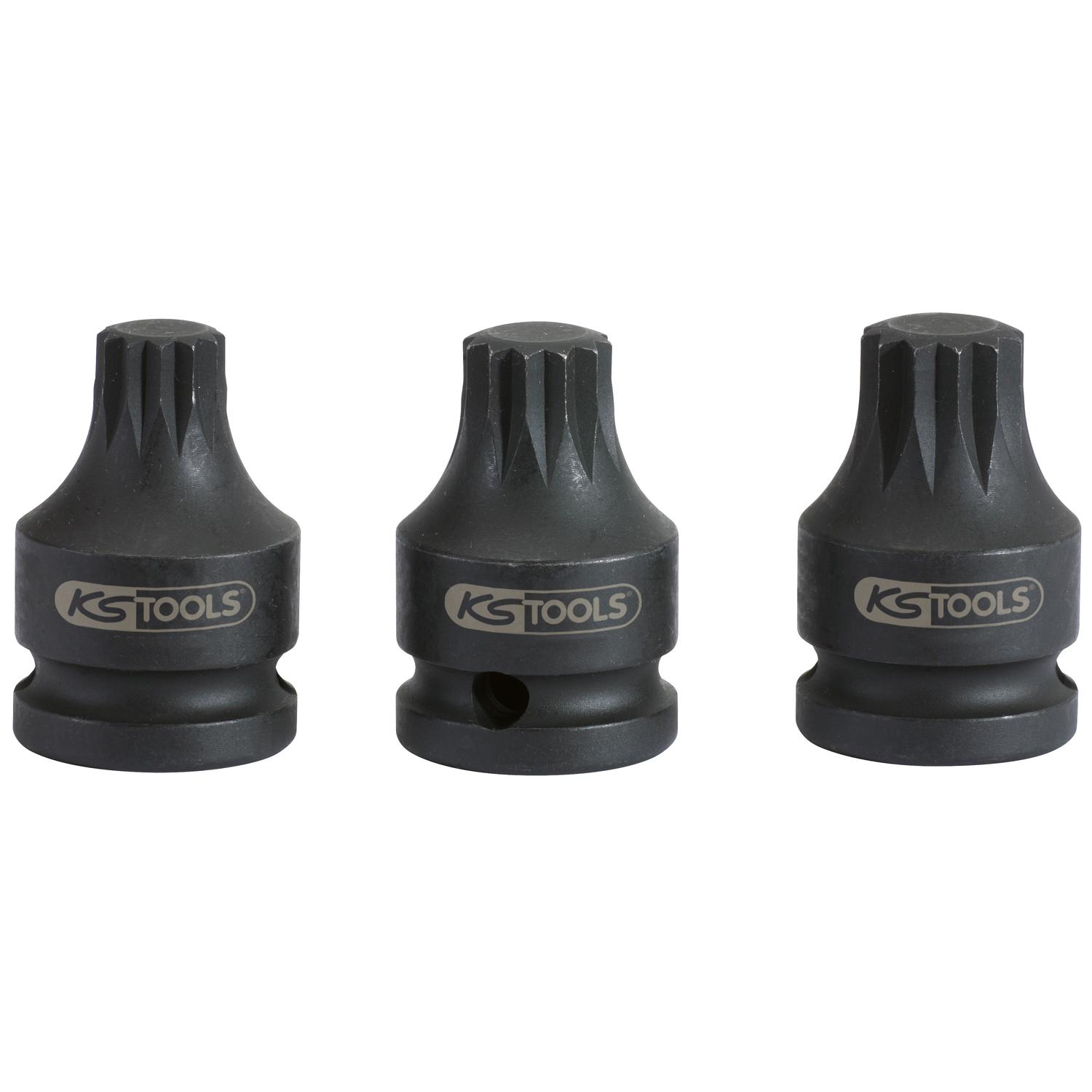 KS Tools 1/2" Kraft-Bit-Stecknuss XZN,kurz,M14-1 Foto Produkt Allgemein Steckschlüssel