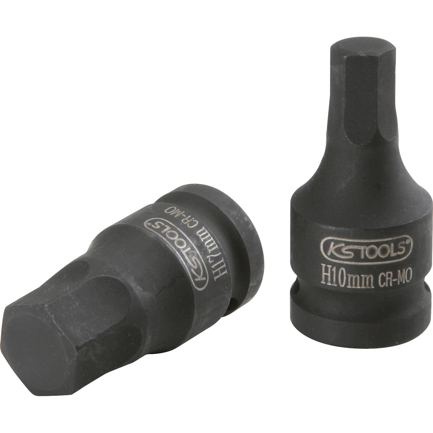 KS Tools 1/2" Kraft-Bit-Stecknuss Innensechskant, kurz, 1/2"-1 Foto Produkt Allgemein Steckschlüssel