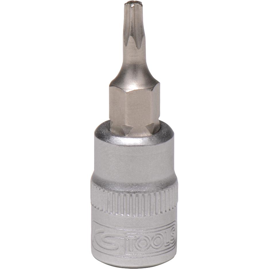 KS Tools 1/4" Bit-Stecknuss, Fünfstern mit Stirnlochbohrung, TS27-1 Foto Produkt Allgemein Steckschlüssel