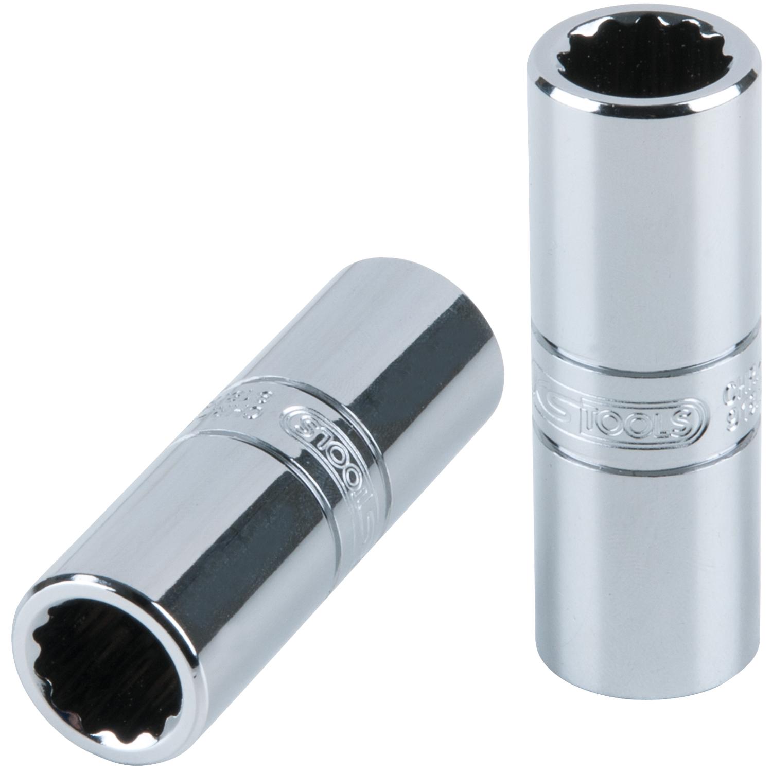 KS Tools 1/2" CHROMEplus Zündkerzen-Stecknuss, 14mm-1 Foto Produkt Allgemein Steckschlüssel