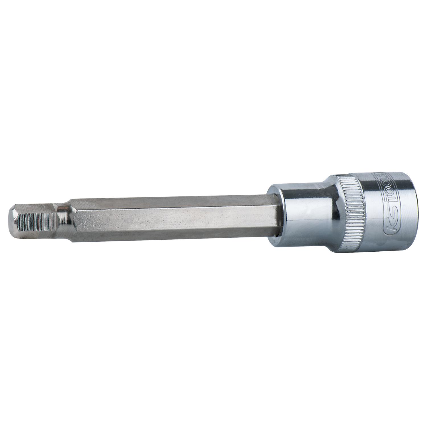 KS Tools 1/2" CHROMEplus Bit-Stecknuss Innensechskant, lang, 4mm-1 Foto Produkt Allgemein Steckschlüssel