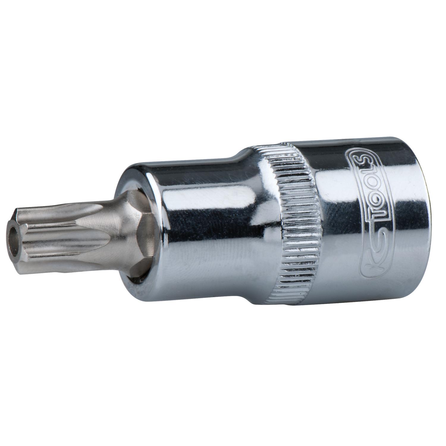 KS Tools 1/2" CHROMEplus Bit-Stecknuss Torx mit Stirnlochbohrung,TB40-1 Foto Produkt Allgemein Steckschlüssel