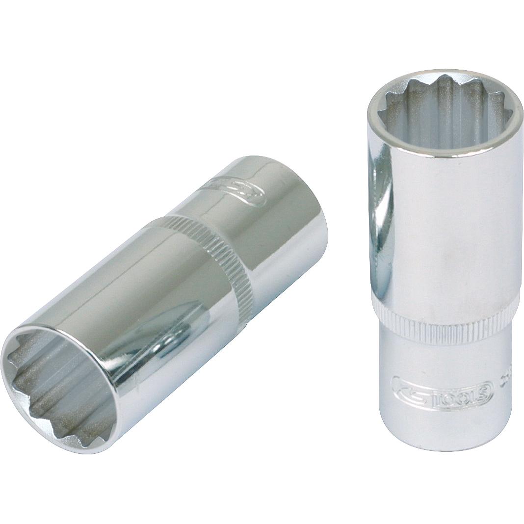 KS Tools 1/2" CHROMEplus 12-kant-Stecknuss, lang, 15mm-1 Foto Produkt Allgemein Steckschlüssel
