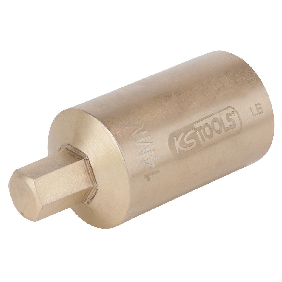 KS Tools BRONZEplus Bit-Stecknuss Innensechskant 1" 46 mm-1 Foto Produkt Allgemein Steckschlüssel