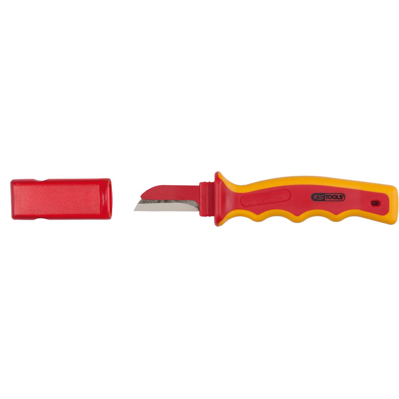KS Tools Kabelmesser mit Schutzisolierung, 205mm-1 Foto Produkt Allgemein VDE