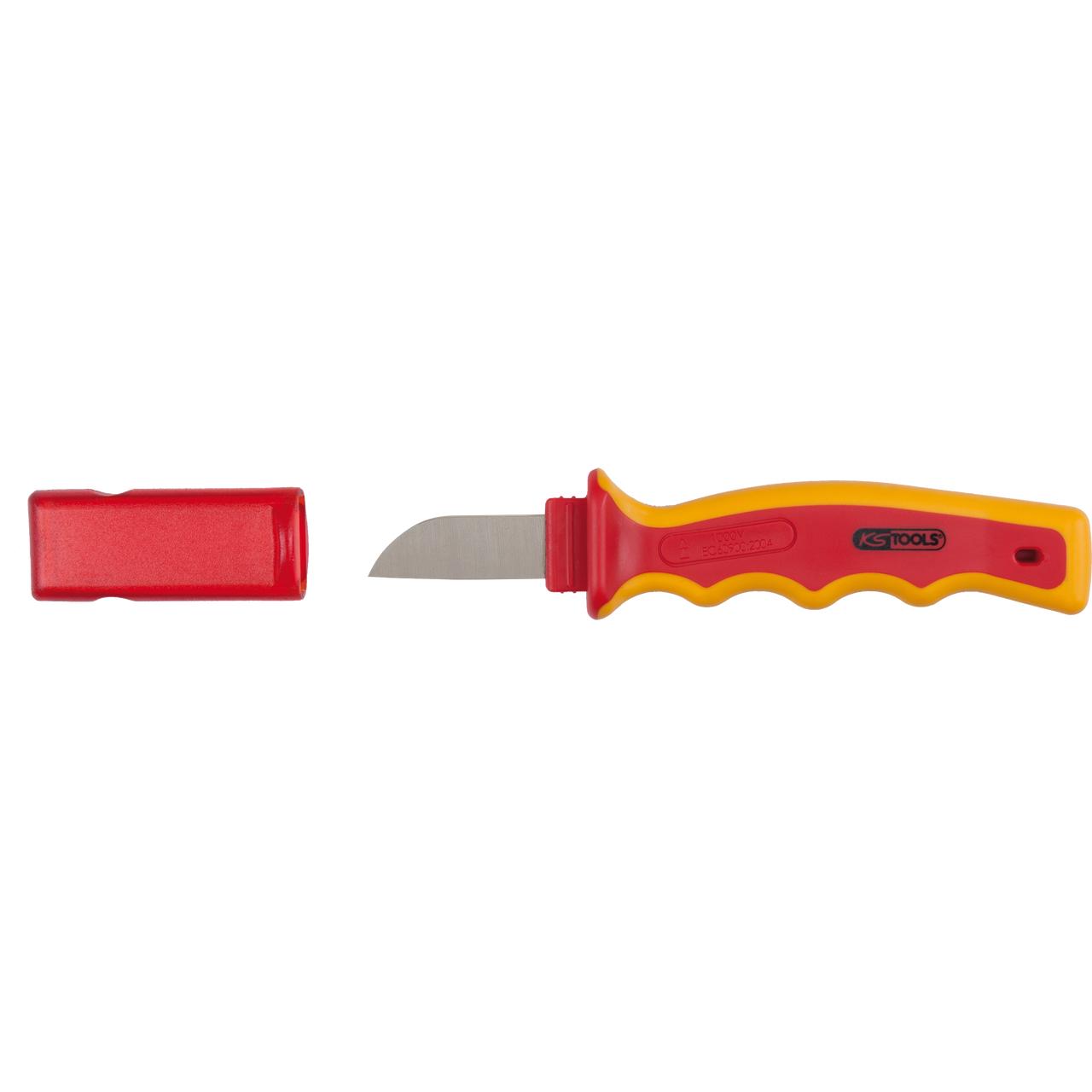 KS Tools Kabelmesser mit Schutzisolierung, 205mm-1 Foto Produkt Allgemein VDE
