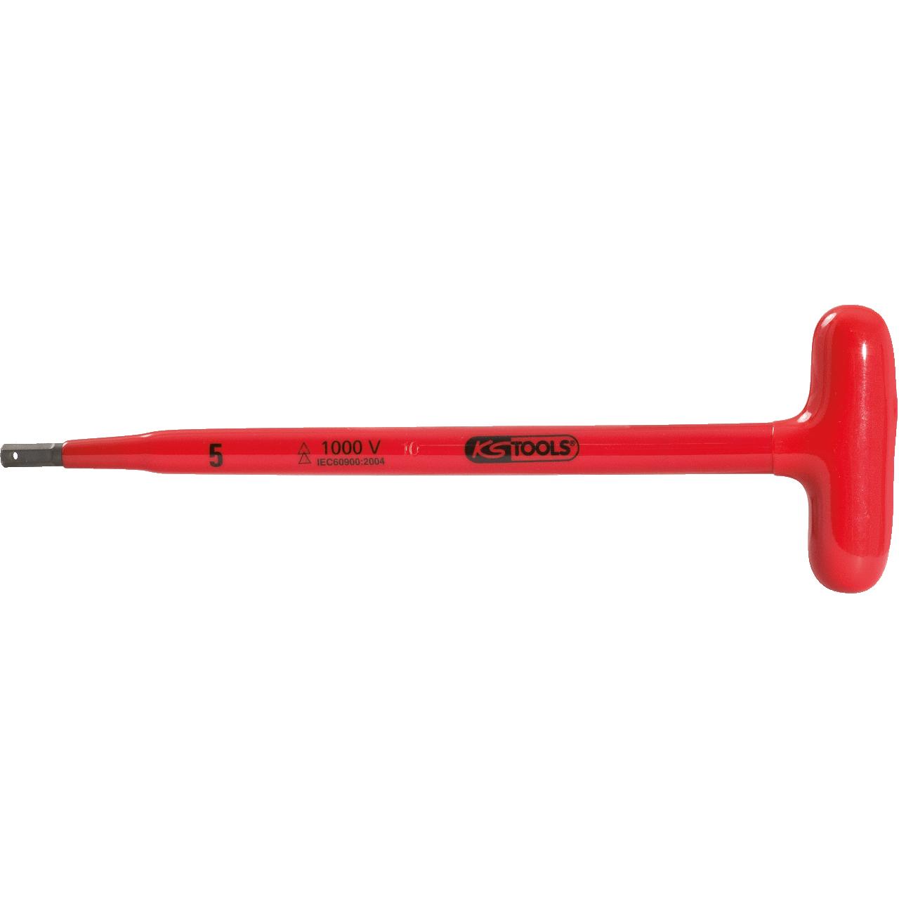 KS Tools T-Griff-Innensechskant-Stiftschlüssel mit Schutzisolierung, 6x160mm-1 Foto Produkt Allgemein VDE