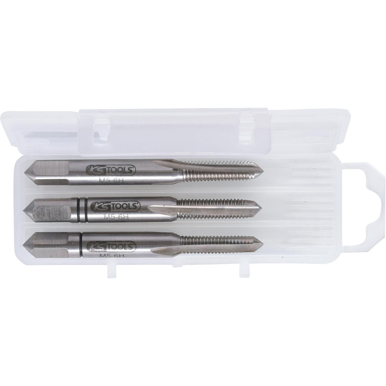 KS Tools HSS Handgewindebohrer-Satz M, M5x0,8, 3-tlg-2 Variantenbild