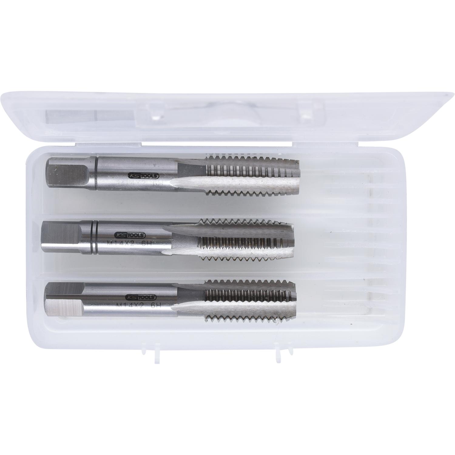 KS Tools HSS Handgewindebohrer-Satz M, M14x2, 3-tlg-2 Variantenbild