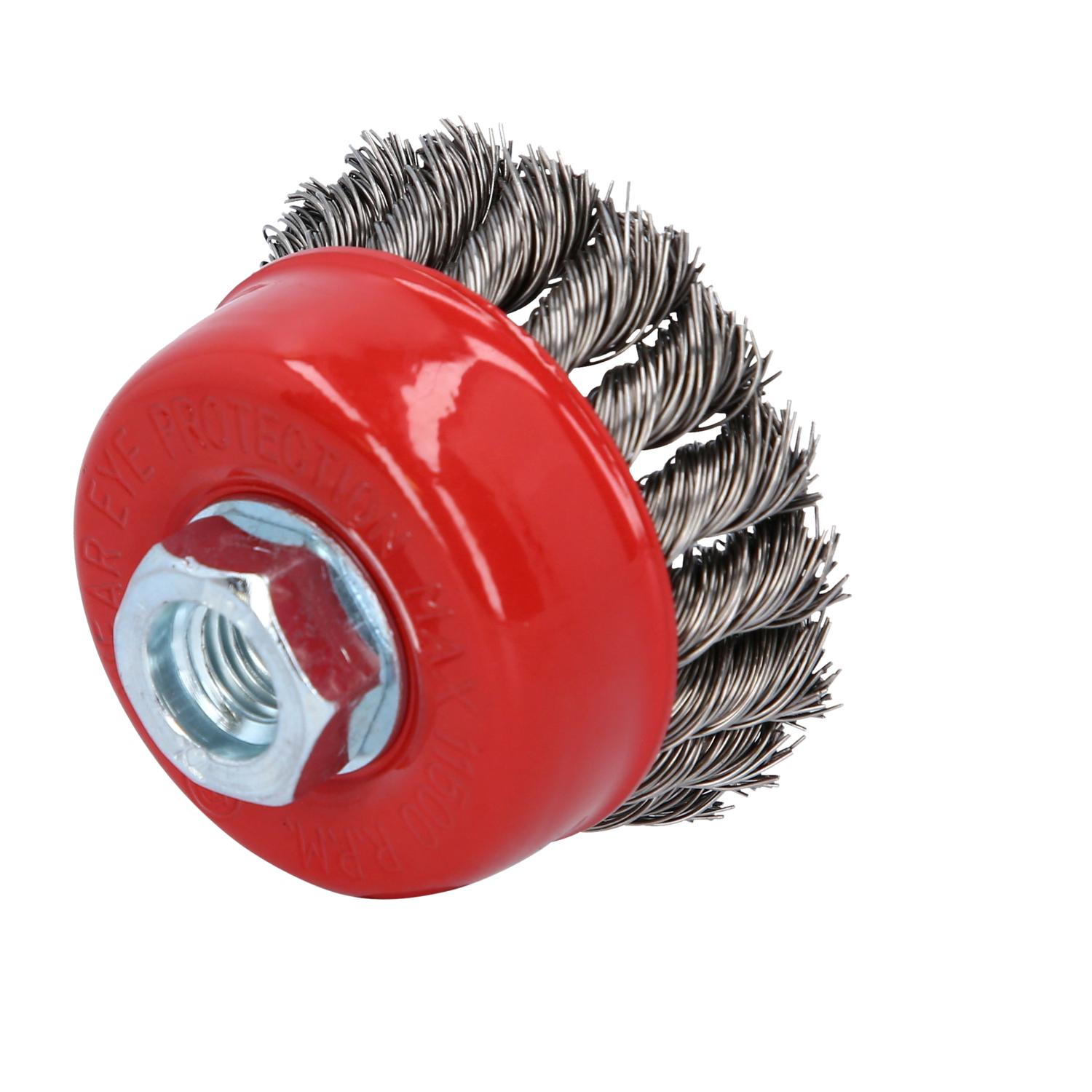 KS Tools Rostfreie Stahldrahttopfbürste 0,5mm, Ø 75mm-2 Variantenbild