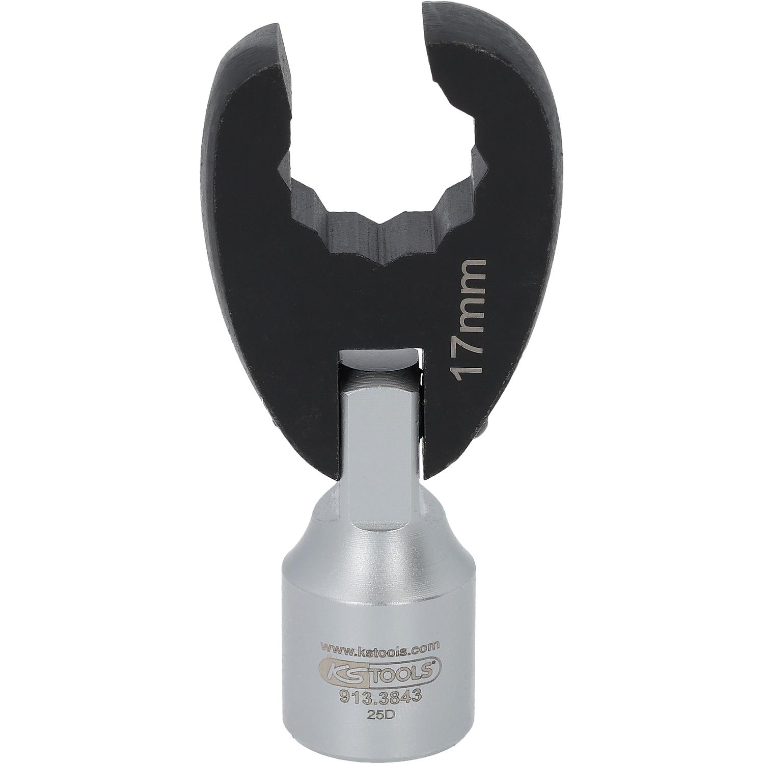 KS Tools 12-kant-Einsteck-Maulschlüssel, 17 mm, mit Gelenk, 3/8"-2 Variantenbild
