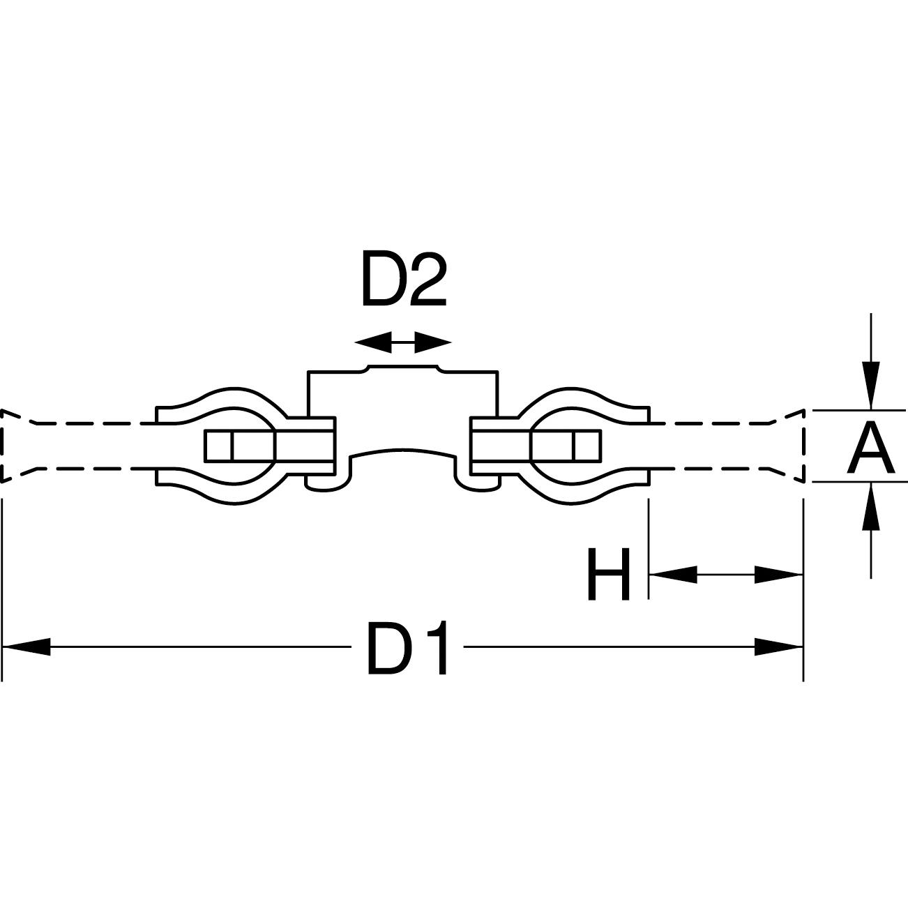 KS Tools Rostfreie Stahldrahtrundbürste 0,5mm, Ø 115mm-2 Technische Zeichnung