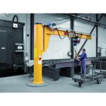 VETTER Krantechnik 1000kg, 3,0m Säulenschwenkkran AS + Verbundanker-System + Elektrokettenzu -3