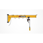 VETTER Krantechnik 1000kg, 4,0m Wandschwenkkran AW + Standard-Lagerkonsole + Elektrokettenzu -1