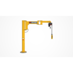VETTER Krantechnik 125kg, 2,0m Säulenmanipulatorkran BS + Verbundanker-System + Elektrokettenzug -1