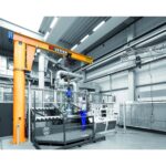 VETTER Krantechnik 1000kg, 5,0m Säulenschwenkkran M + Verbundanker-System + Elektrokettenzug -4