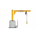 VETTER Krantechnik 500kg, 2,0m, 270°, Mobiler Schwenkkran MOB12-AS5-2,0 + Elektrokettenzug -1