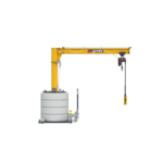 VETTER Krantechnik 1000kg, 2,0m, 360°, Mobiler Schwenkkran MOB12-PR10-2,0 + Elektrokettenzug -1