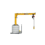 VETTER Krantechnik 1000kg, 2,0m, 360°, Mobiler Schwenkkran MOB12-PR10-2,0 + Elektrokettenzug -2