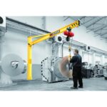 VETTER Krantechnik 250kg, 4,0m Wandschwenkkran PW + Standard-Lagerkonsole + Elektrokettenzug -3
