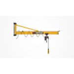 VETTER Krantechnik 500kg, 6,0m Wandschwenkkran PW + Standard-Lagerkonsole + Elektrokettenzug -1