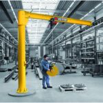 VETTER Krantechnik 250kg, 4,0m Säulenschwenkkran PR + Verbundanker-System + Elektrokettenzug -3
