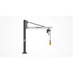 VETTER Krantechnik 125kg, 4,9m Säulenschwenkkran US + Verbundanker-System + Elektrokettenzug -1