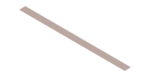 Elmag Anschlagschiene aus Edelstahl L=800mm (5 Stk./Pkg.) -3
