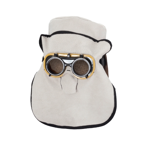 Elmag Ledermaske mit Klappbrille / 306BL -1 Elmag Ledermaske mit Klappbrille / 306BL -1